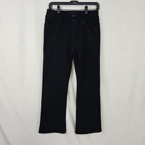 Betabrand 4-Pocket Yoga Denim Jeans Jeggings Black Boot Cut W1544-WB - Small